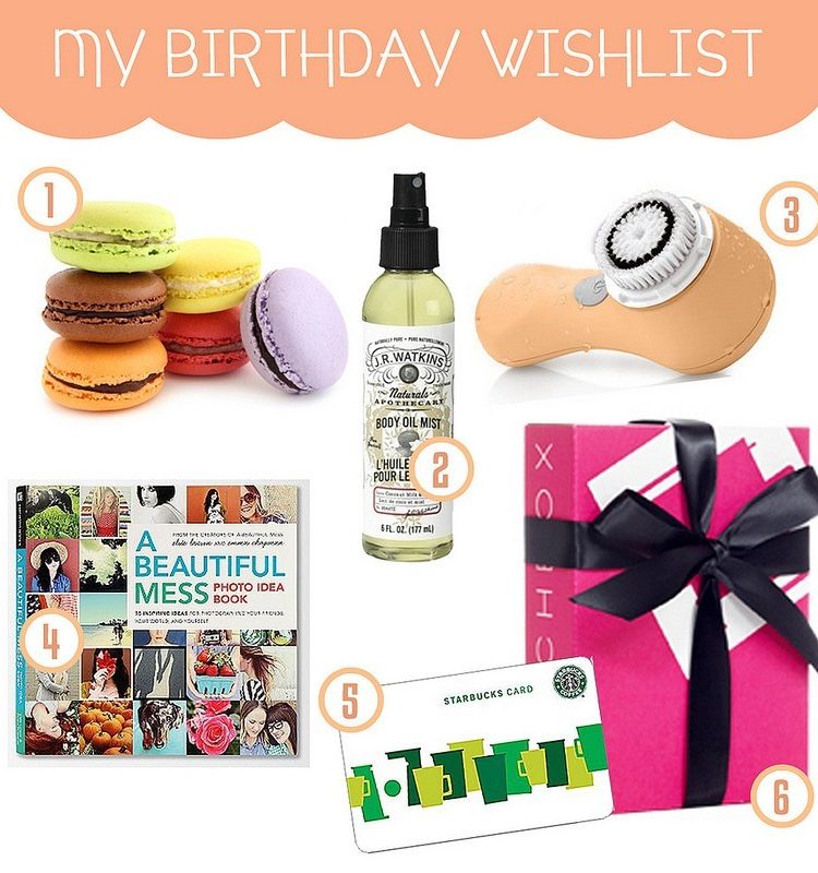Birthday Wishlist, for the 30 Year Old Girl