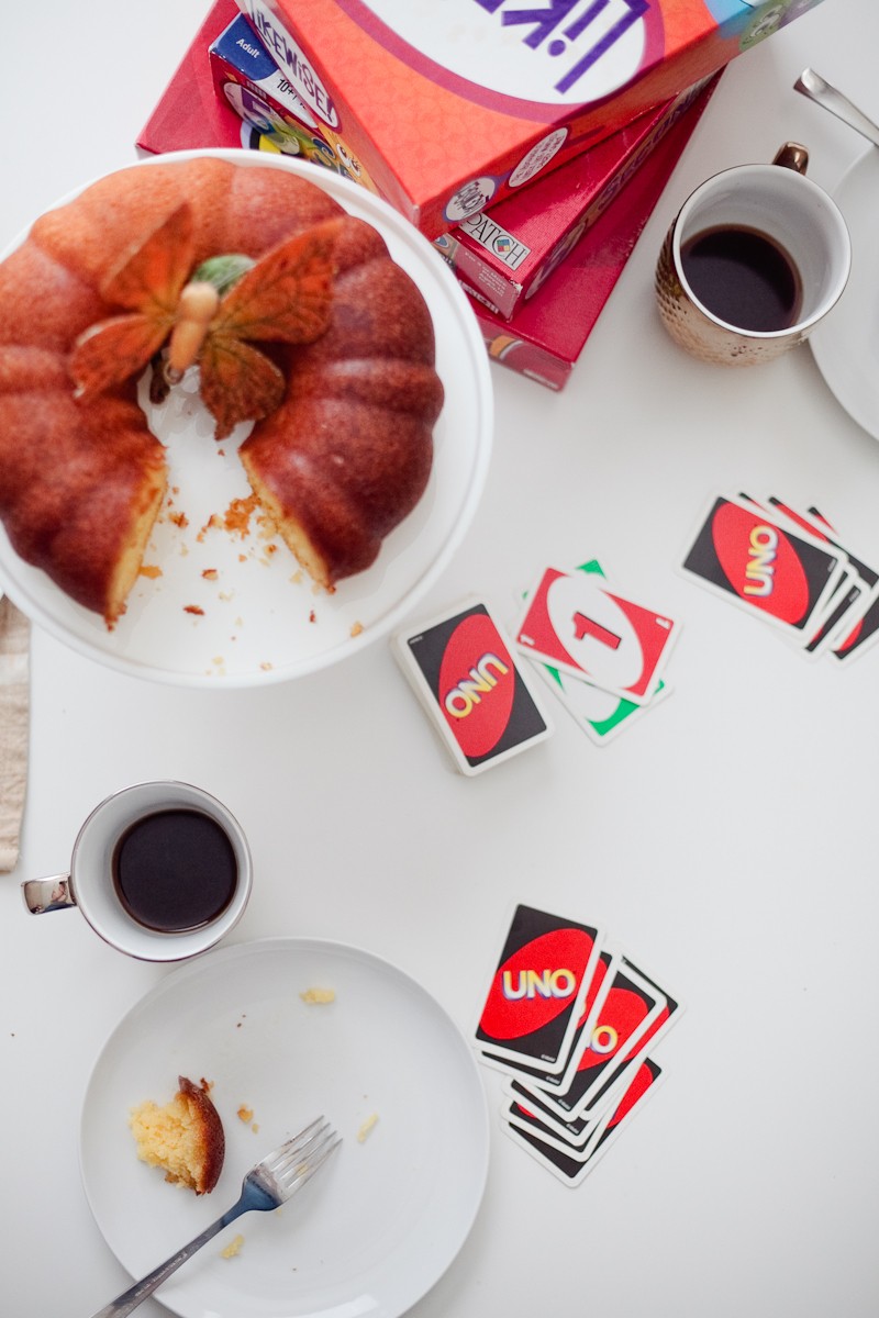 The Perfect Rum Cake Recipe + Game Night | Rum Cake Recipe from scratch featured by popular Florida life and style blogger, Tabitha Blue of Fresh Mommy Blog