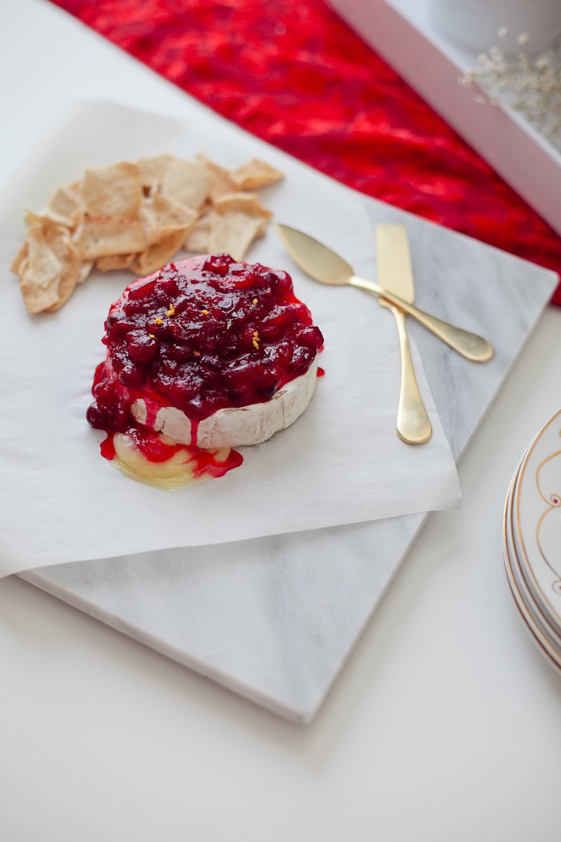 Baked Brie with Cranberry