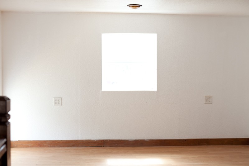Room Design Inspiration with Valspar Paint | Master Bedroom and Nursery Nook in the Loft. Before Photos.