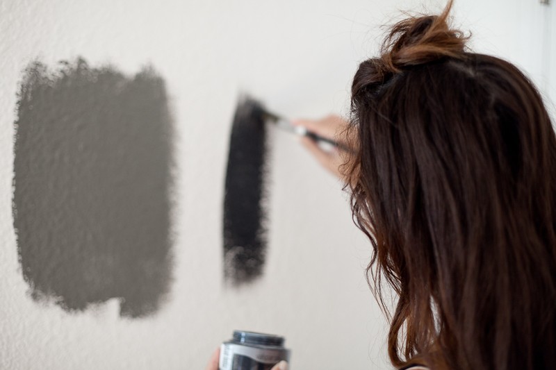 Room Design Inspiration with Valspar Paint | Master Bedroom and Nursery Nook in the Studio Loft Before Photos