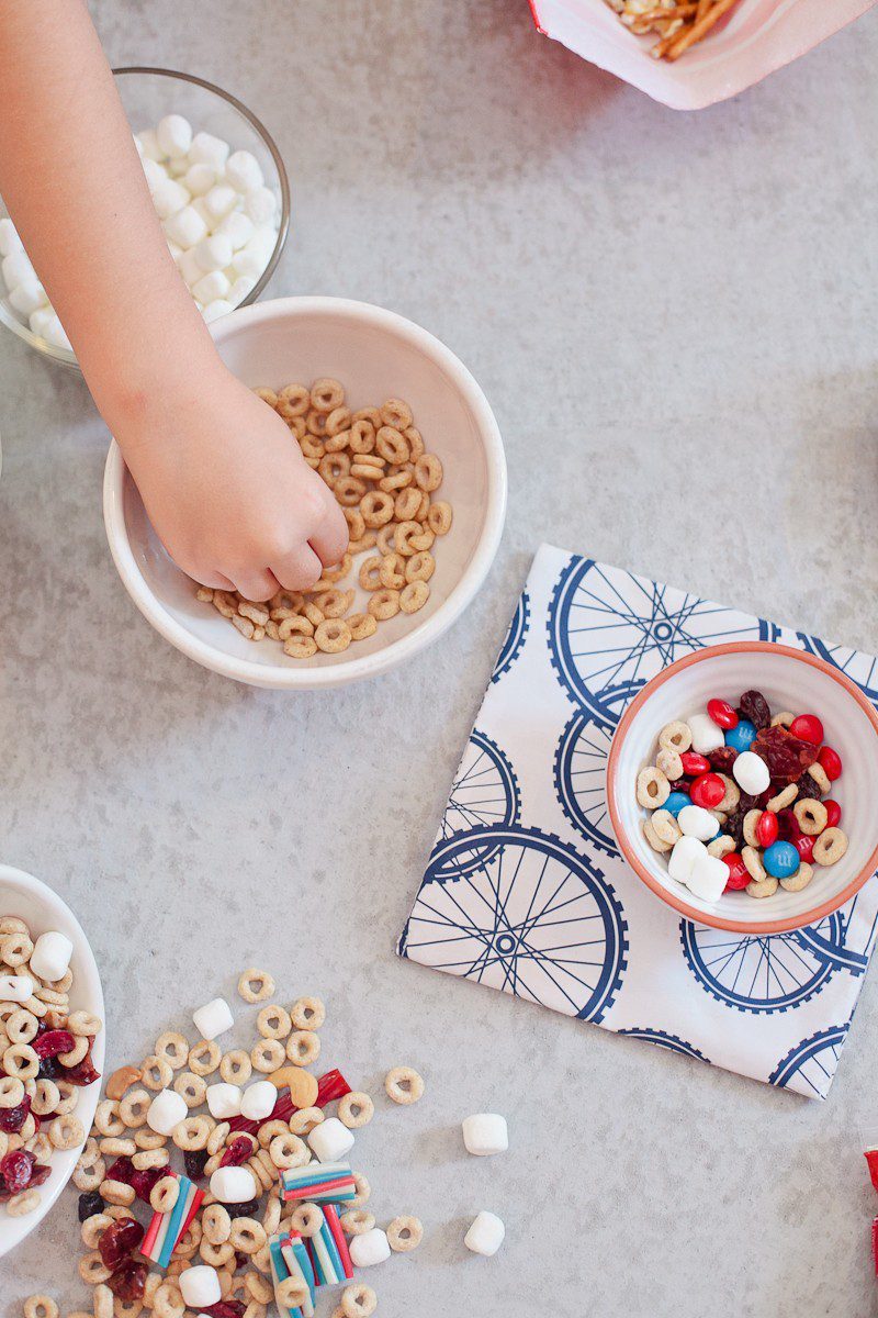 Kid Approved Patriotic Trail Mix + FREE Scavenger Hunt Printable