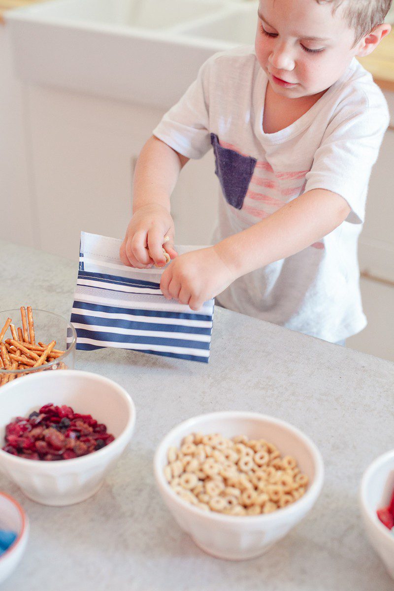 Kid Approved Patriotic Trail Mix + FREE Scavenger Hunt Printable