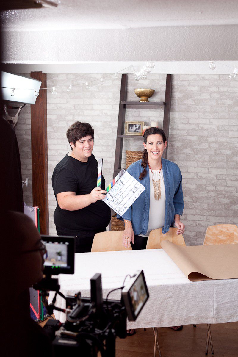 Folgers Shoot with Fresh Mommy Blog a behind the scenes look from the Snapchat of Tabitha Blue
