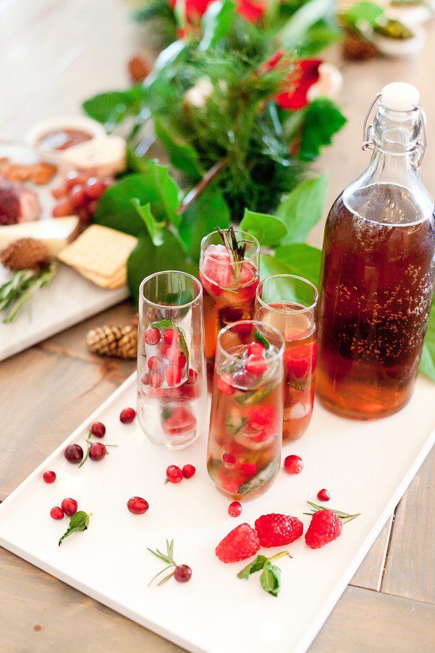 Merry and Bright Christmas Ice Cubes and the Ultimate Holiday Cheese Board! It's the perfect accompaniment for a meaningful meal, whether with family, for a holiday party or a night with friends!