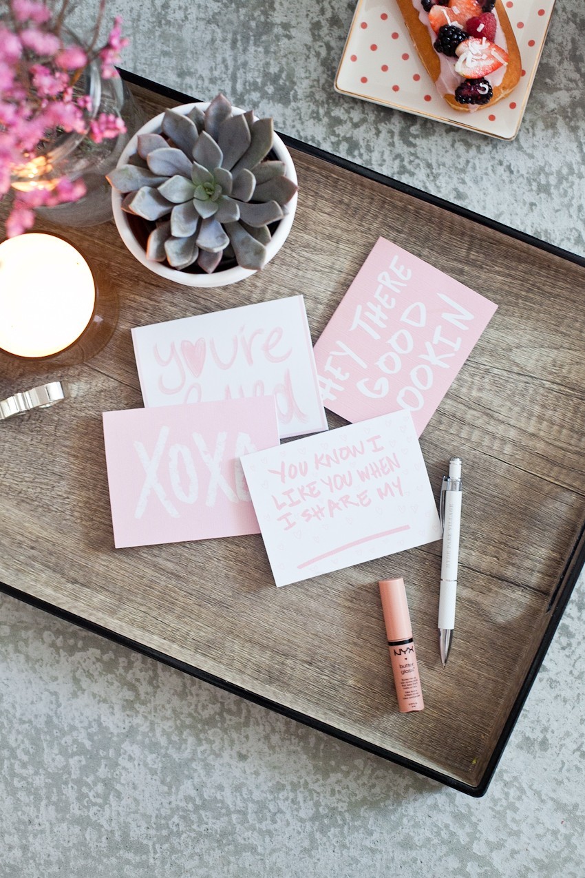 The countdown to Valentine's Day! Download these Four FREE Valentine's Day Cards that you can print until your heart is content, and your list is met!