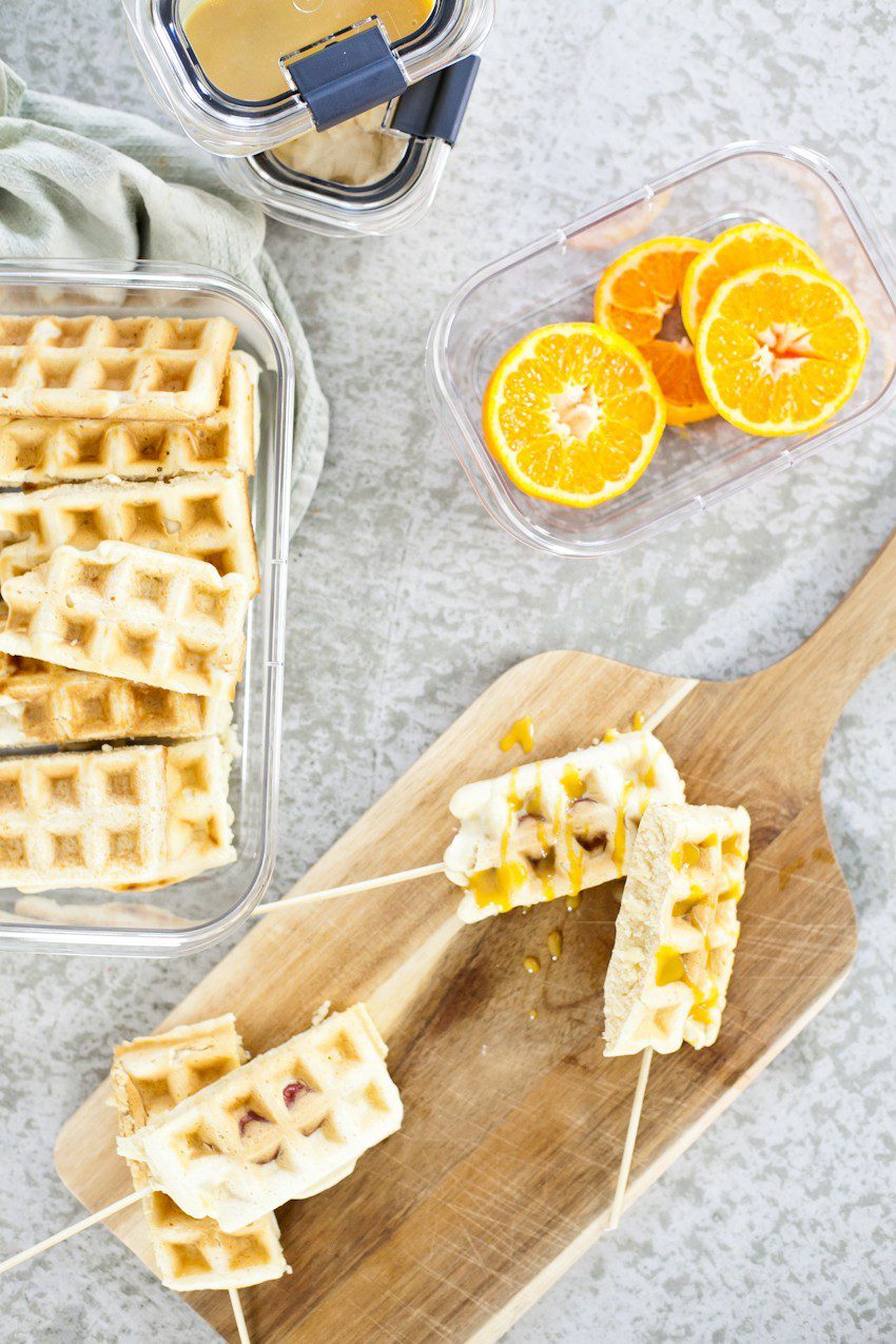 My best hack for busy mornings and meal prep! Plus a recipe for Waffle Dogs with Orange Maple Glaze