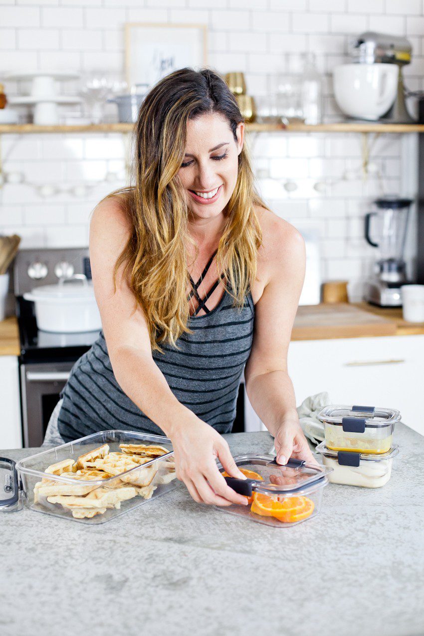 My best hack for busy mornings and meal prep! Plus a recipe for Waffle Dogs with Orange Maple Glaze