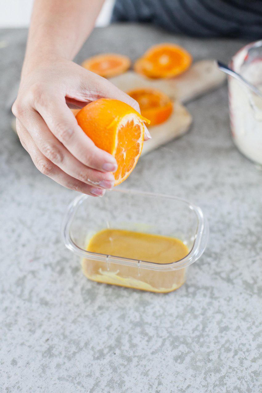 The quick and simple way to make Waffle Dog on a Stick with Orange Maple Glaze. Kids love it and so do adults! Perfect for a meal, a party or an appetizer!