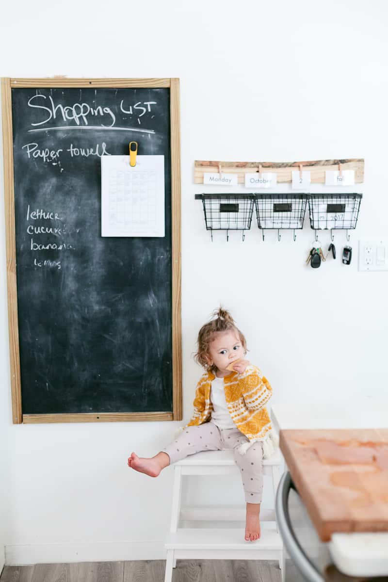 HOW TO DIY Learning and Educational Home Wall Calendar