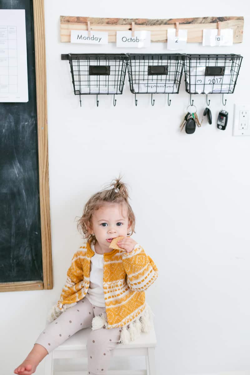 HOW TO DIY Learning and Educational Home Wall Calendar