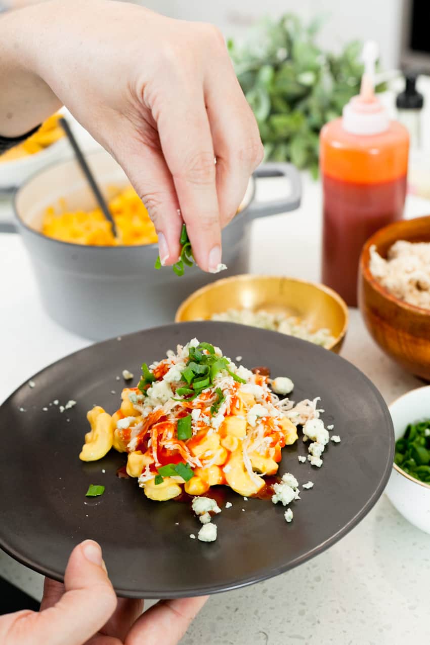 Laid Back Entertaining With a Mashed Potato and Mac and Cheese Bar. Buffalo chicken mac and cheese, pulled pork mashed potatoes and so much more.