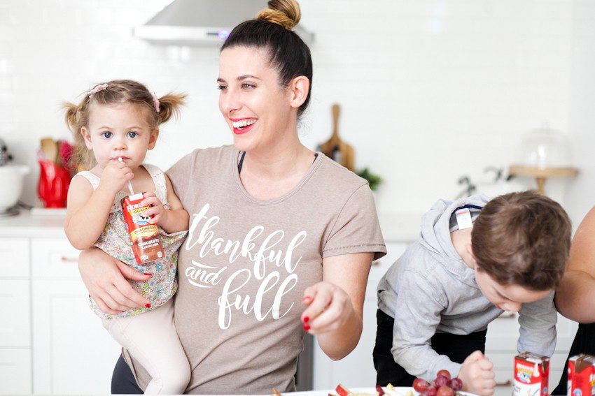 Eggnog Dessert Hummus + How to Make a Sweet Family Friendly Holiday Party Platter