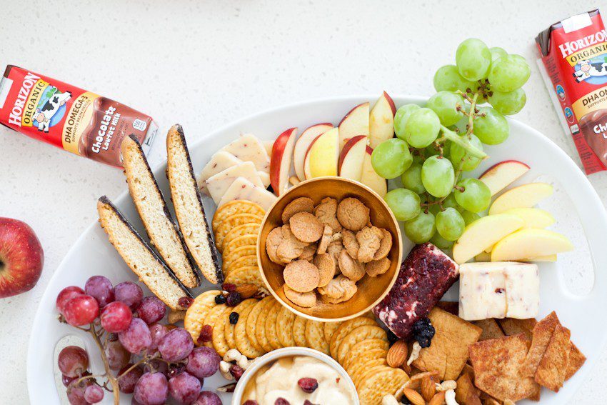 Eggnog Dessert Hummus + How to Make a Sweet Family Friendly Holiday Party Platter