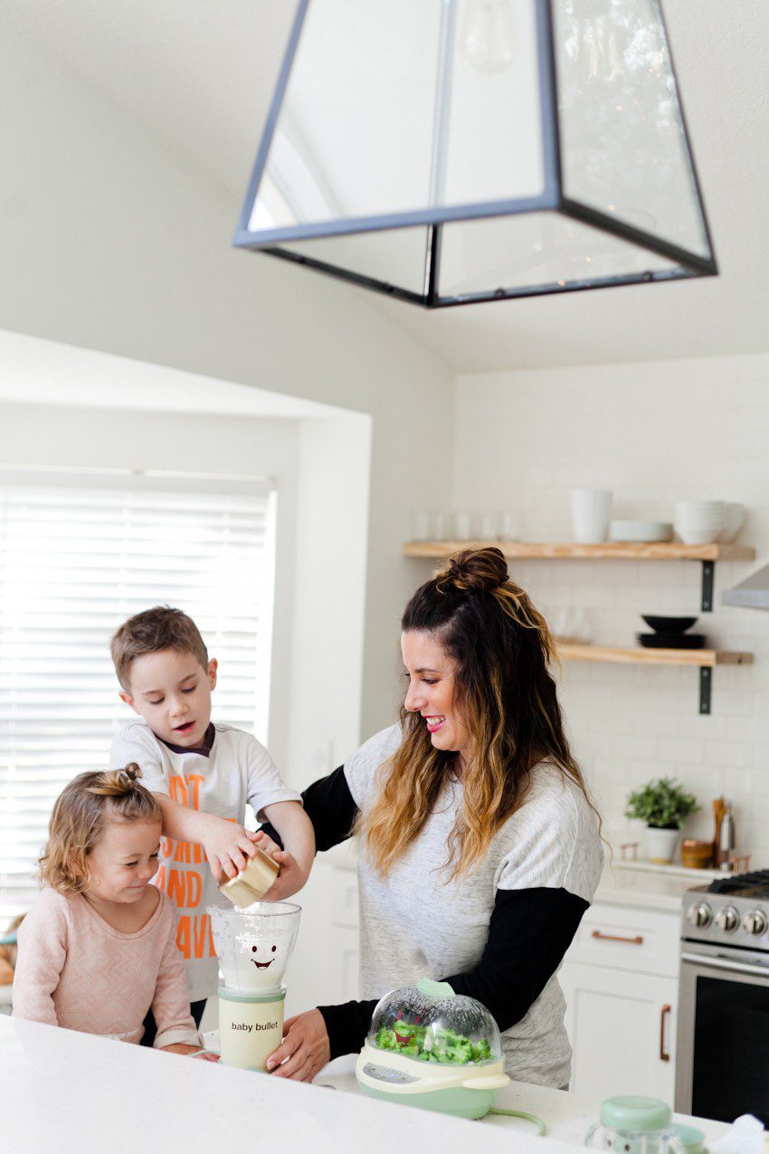 These wholesome soups, a creamy broccoli soup and a potato corn soup, are warm, creamy and come together in just minutes! Though love making this baby food soup, it's perfect for all your kiddos and yourself this winter.
