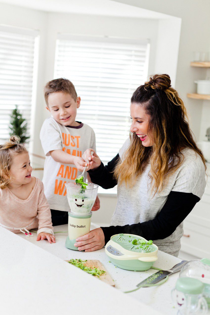 These wholesome soups, a creamy broccoli soup and a potato corn soup, are warm, creamy and come together in just minutes! Though love making this baby food soup, it's perfect for all your kiddos and yourself this winter.