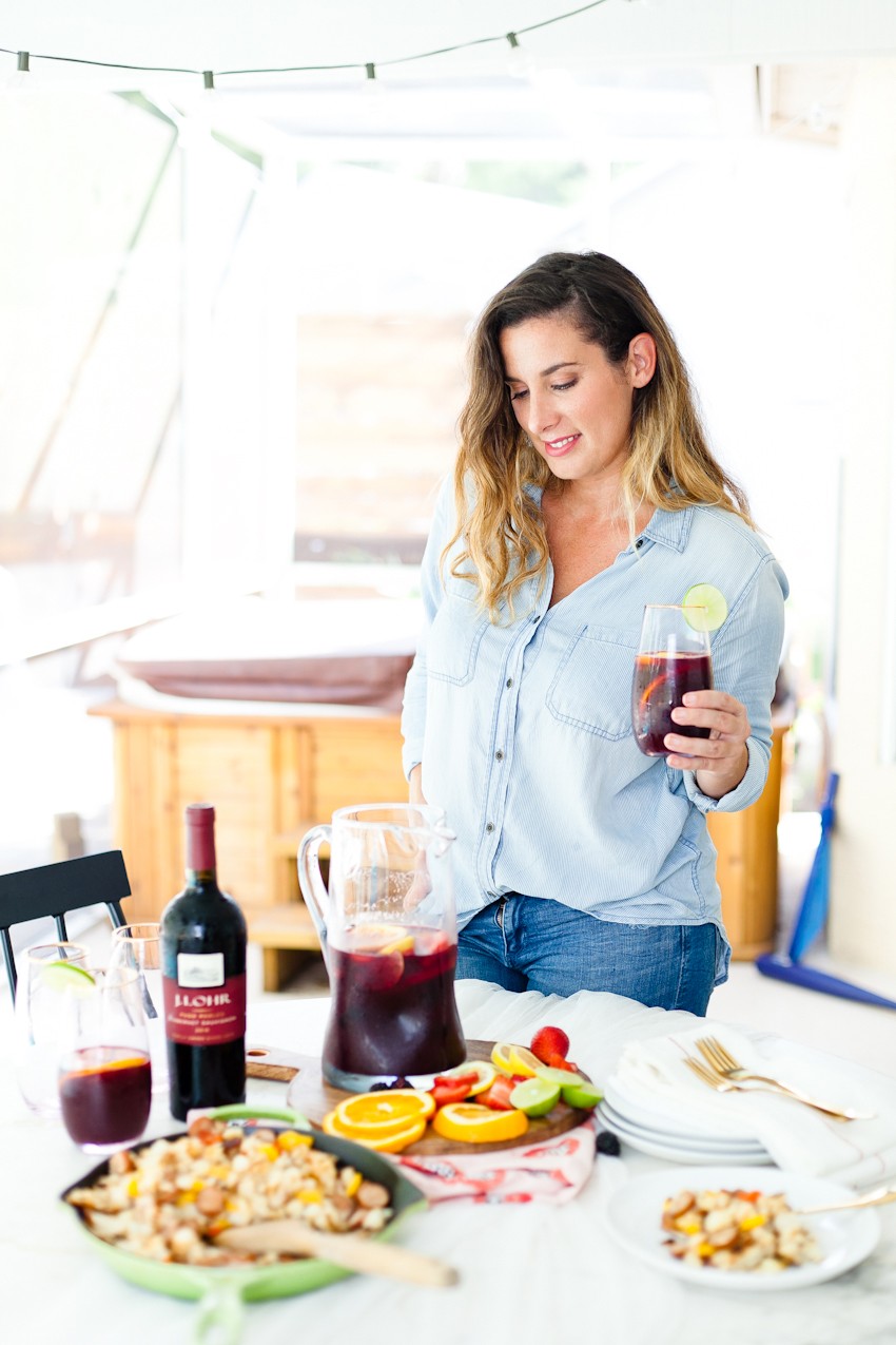 What better way to celebrate the season than with a blood orange berry summer sangria? It's our go-to summer drink and with one big hack to make sangria even easier, this recipe is perfect for your next gathering or summer get together!