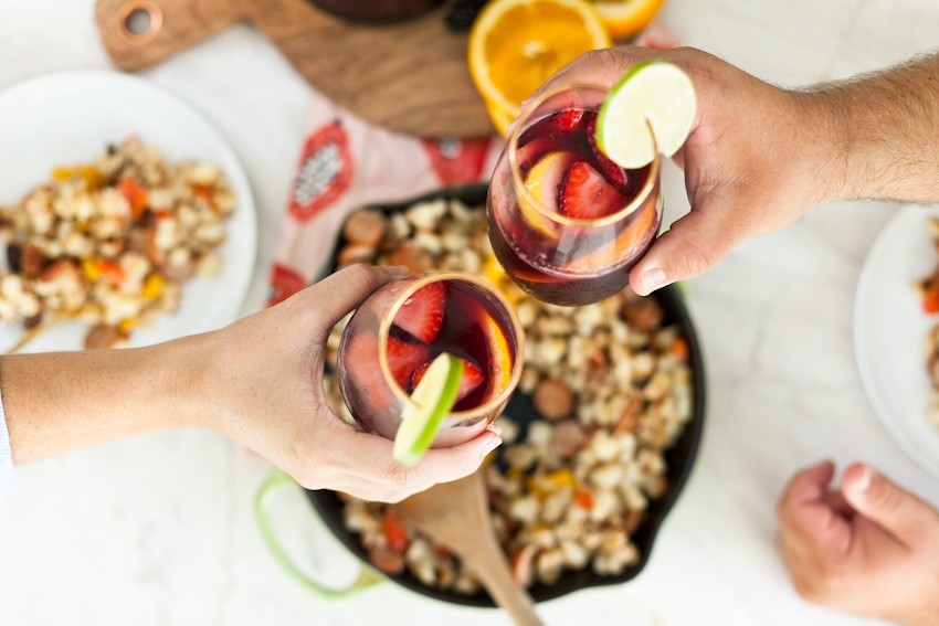 What better way to celebrate the season than with a blood orange berry summer sangria? It's our go-to summer drink and with one big hack to make sangria even easier, this recipe is perfect for your next gathering or summer get together!