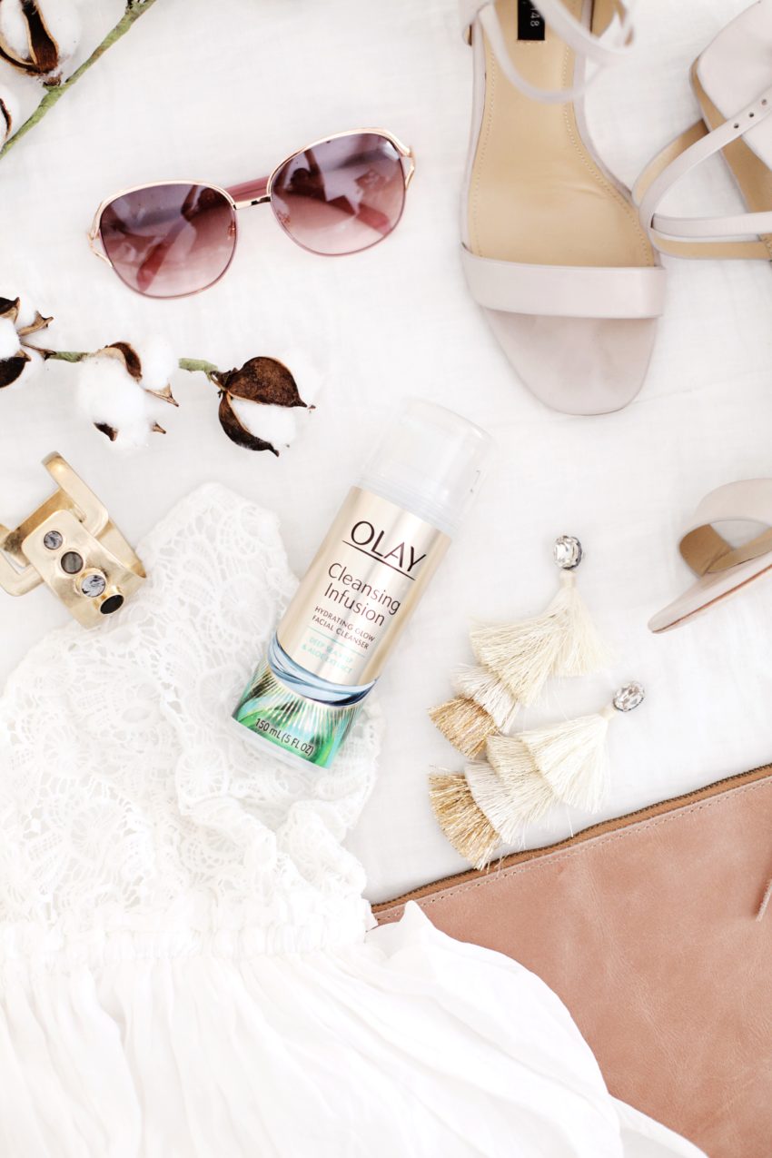 Summer skincare routine and why a soy based cleanser has been so good for clean, glowing skin; featured by popular Florida lifestyle blogger, Tabitha Blue of Fresh Mommy Blog