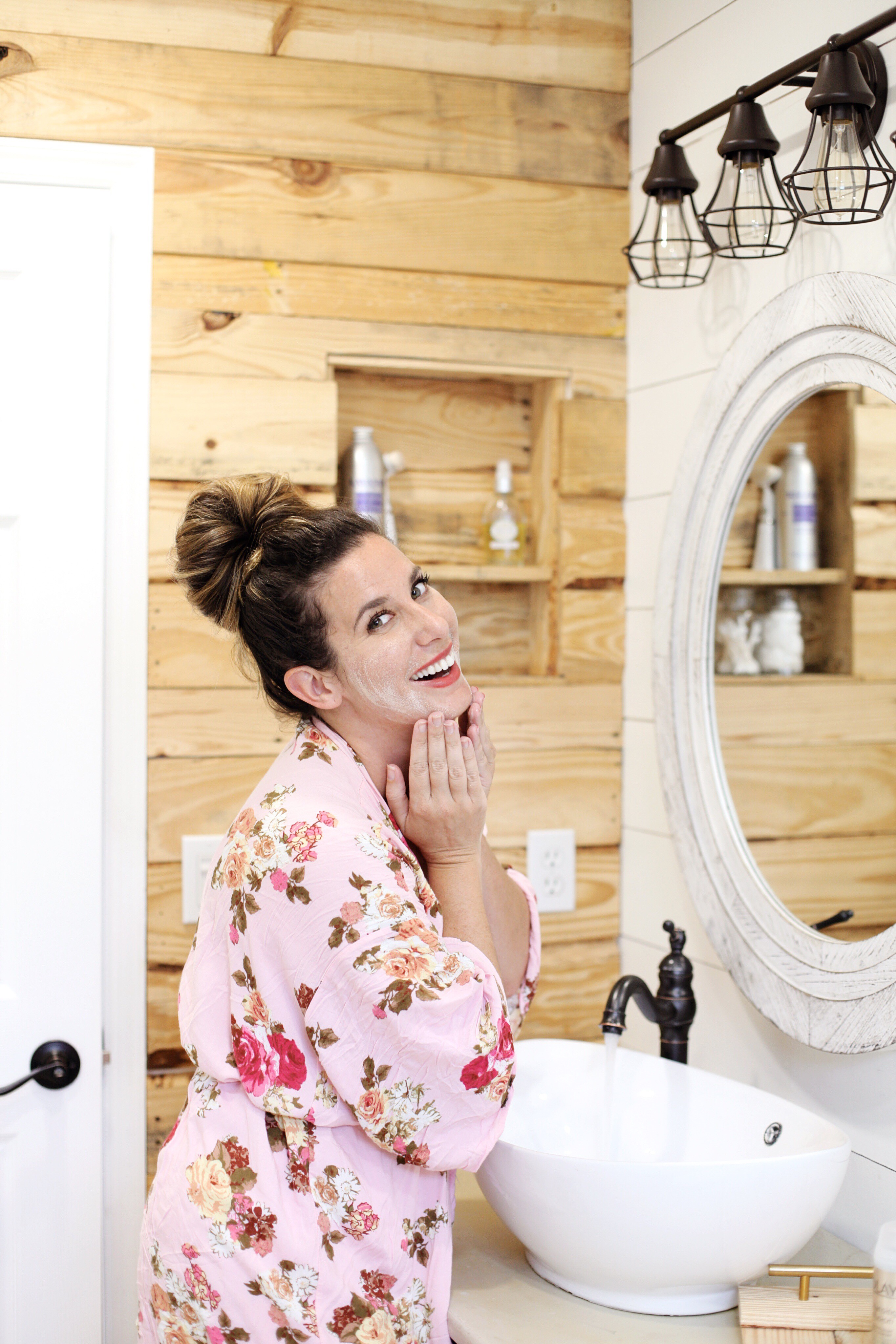 Summer skincare routine featured by popular Florida lifestyle blogger, Tabitha Blue of Fresh Mommy Blog