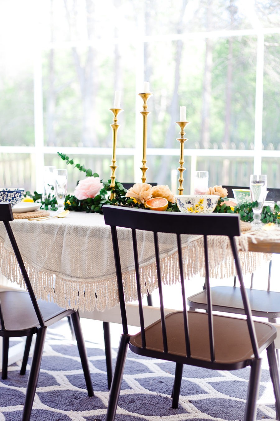 Everyday Summer Tablescapes + How to Make Easy DIY Paper Flowers featured by popular Florida lifestyle blogger Fresh Mommy Blog