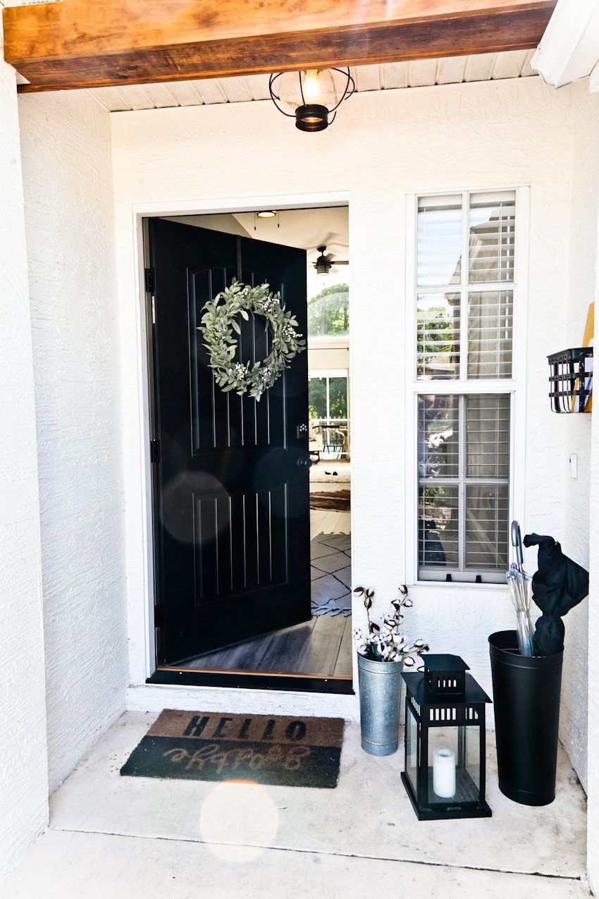  Therma-Tru Benchmark | Tabitha Blue | Hello Fall + Easy DIY Front Porch Decor Hacks That Will Take You Through All Seasons featured by top Florida lifestyle blog Fresh Mommy Blog