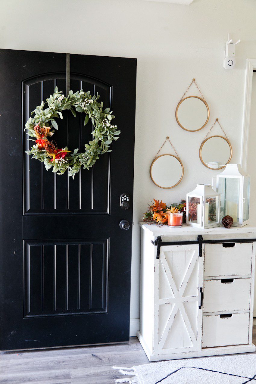  Therma-Tru Benchmark | Tabitha Blue | Hello Fall + Easy DIY Front Porch Decor Hacks That Will Take You Through All Seasons featured by top Florida lifestyle blog Fresh Mommy Blog