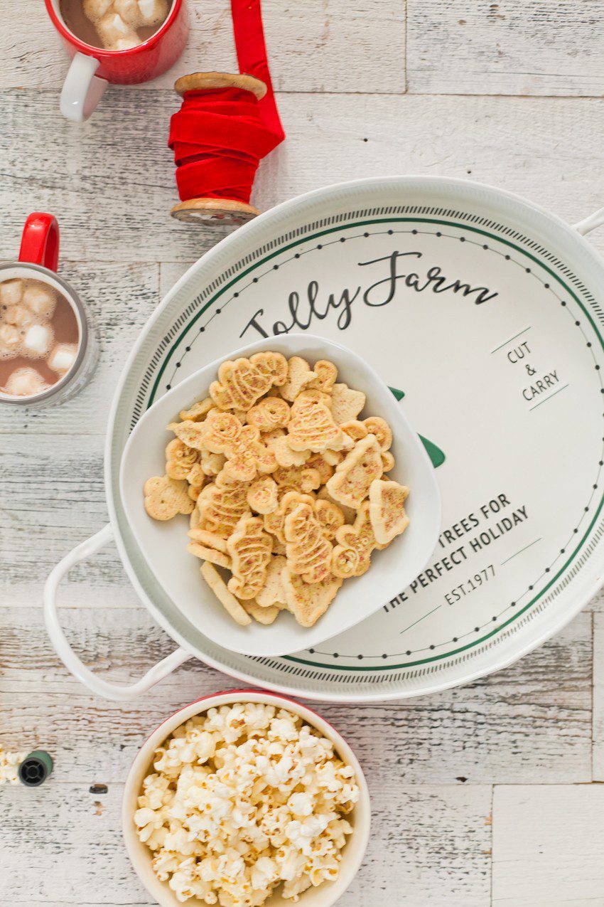 How to Host your Own Festive Tree Trimming Party from top Florida lifestyle blogger Tabitha Blue of Fresh Mommy Blog: image of snacks for the perfect tree trimming party