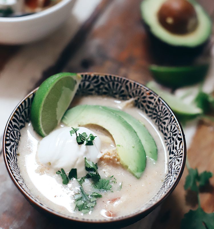 Slow Cooker White Chicken Chili