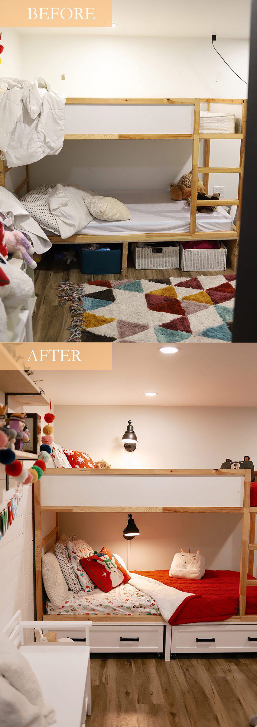 Magnolia Paint in Emmie's Room from KILZ easy feature wall update by Tabitha Blue of Fresh Mommy Blog