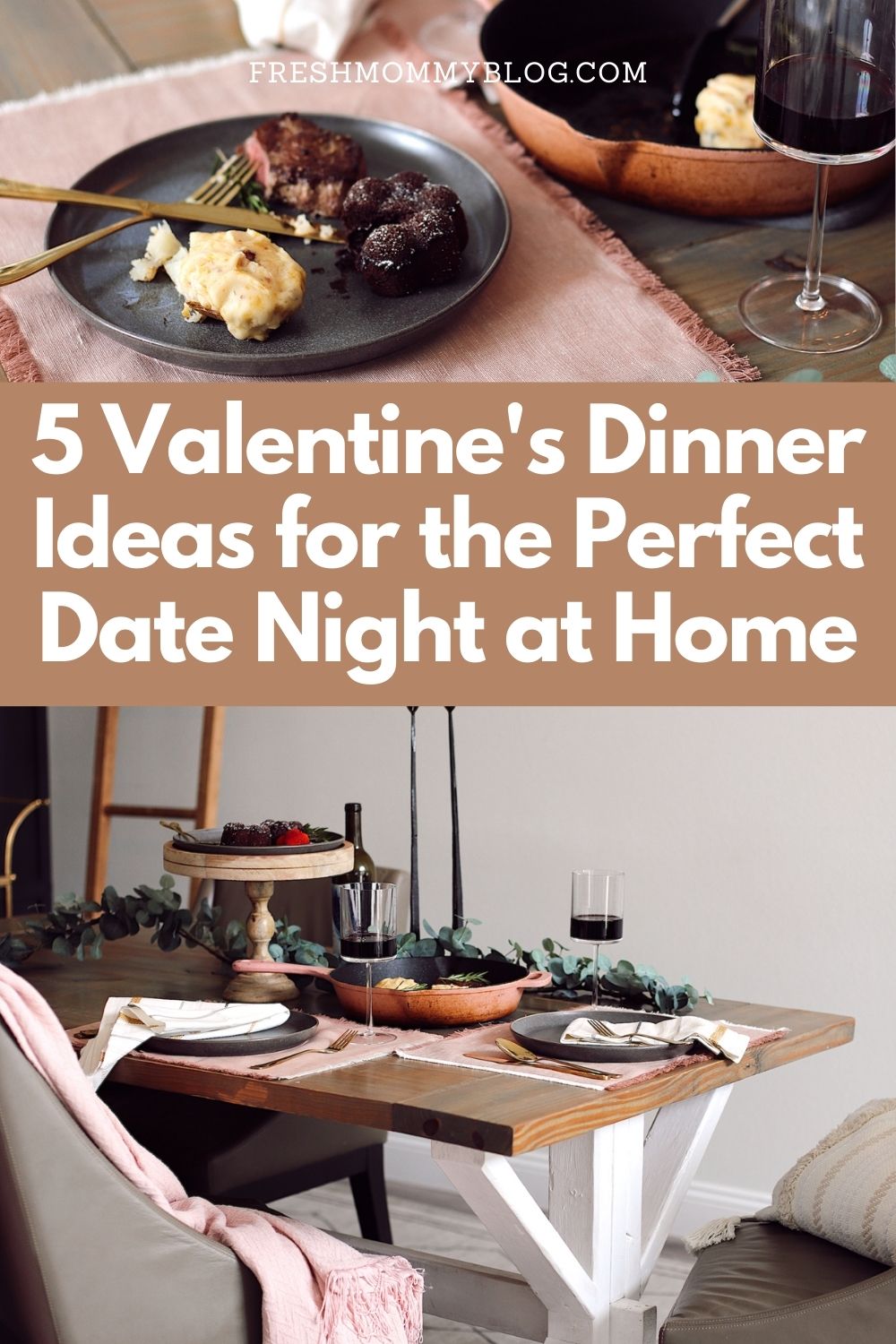 Easy at Home Valentines Day Ideas including the BEST meal. Perfect for a date night at home. Check out these valentines dinner ideas!