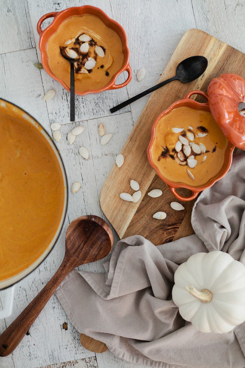 A Hearty Pumpkin Crab Soup to Cozy Up from top Florida Lifestyle Blogger Tabitha Blue of Fresh Mommy Blog.