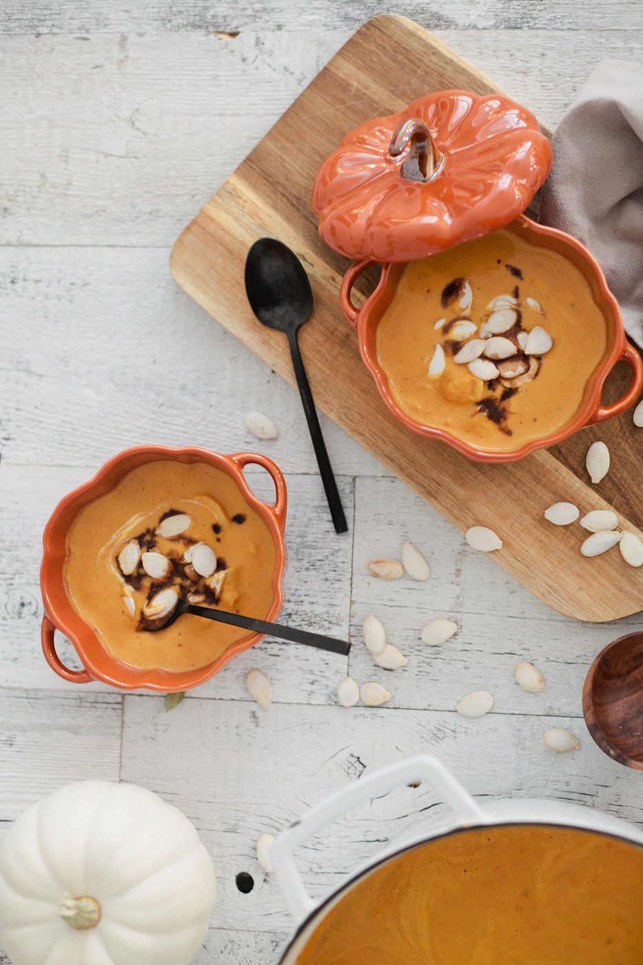 A Hearty Pumpkin Crab Soup to Cozy Up from top Florida Lifestyle Blogger Tabitha Blue of Fresh Mommy Blog.