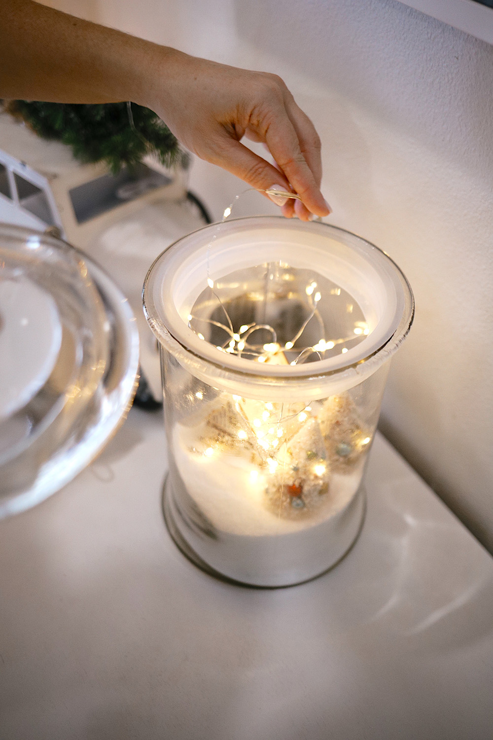 DIY Christmas Snow Globe tutorial by top US lifestyle blogger, Fresh Mommy