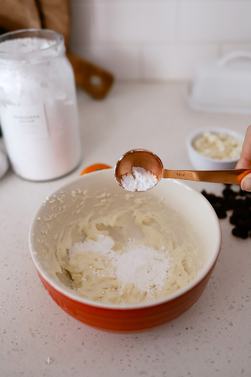 White Chocolate & Cranberry Pancakes Recipe featured by top US lifestyle blogger, Tabitha Blue of Fresh Mommy Blog.
