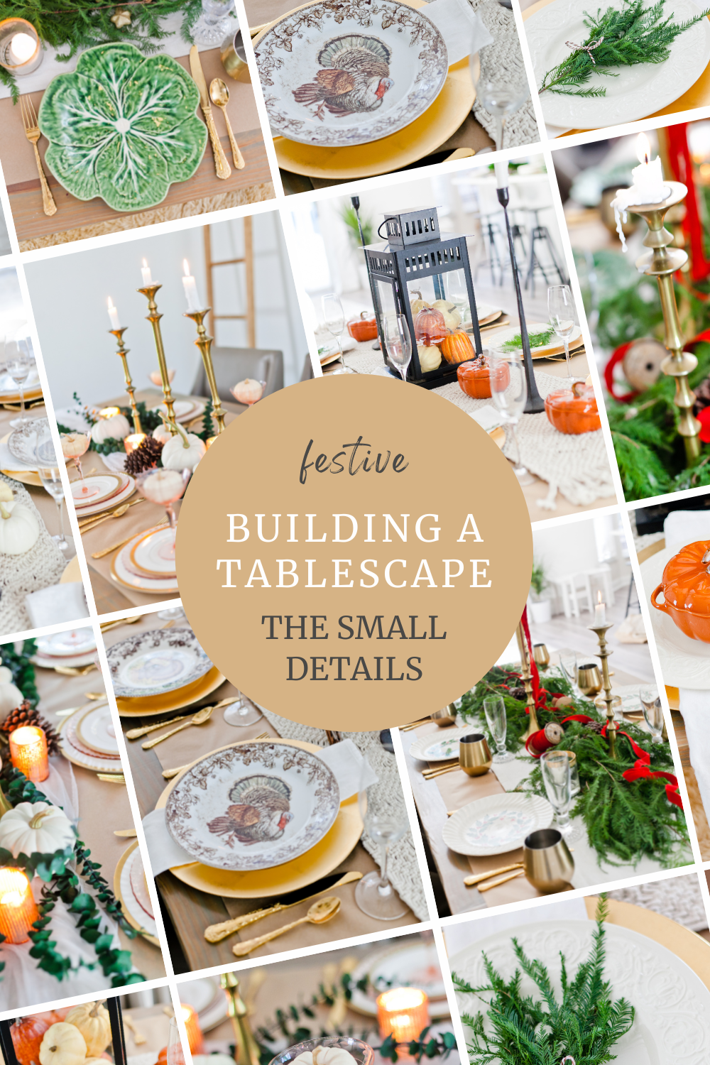Designing seasonal tables. Creating a tablescape that draws people in and stirs up the happiness of the season.