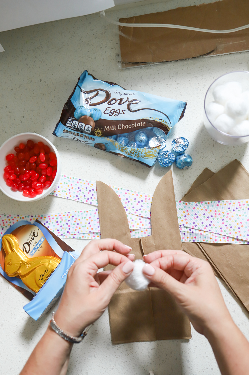 Gift Bag Instructions - Fluff the cotton ball