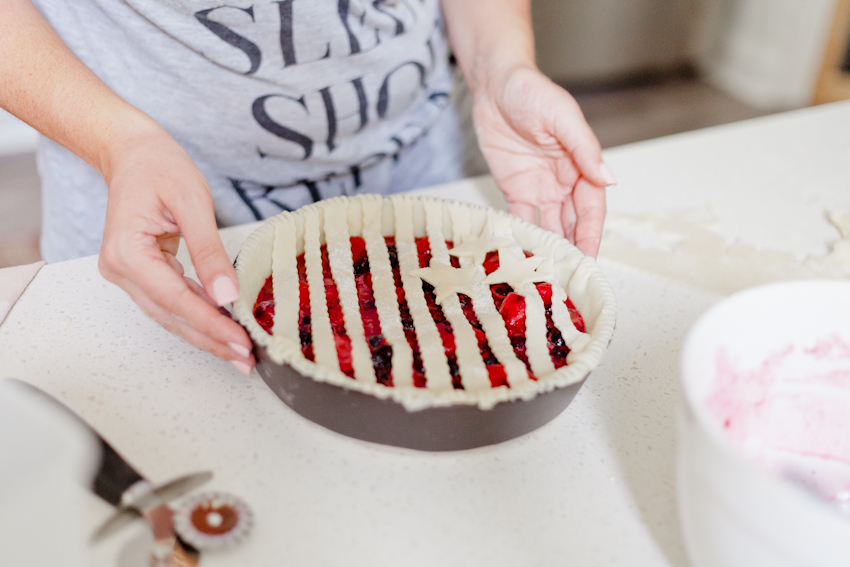Patriotic Fruit Pie Recipe
