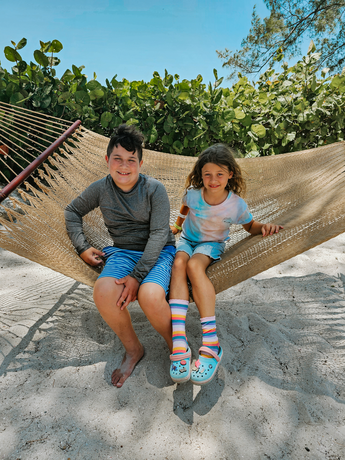 Beach day at Tradewinds Resort with the whole family
