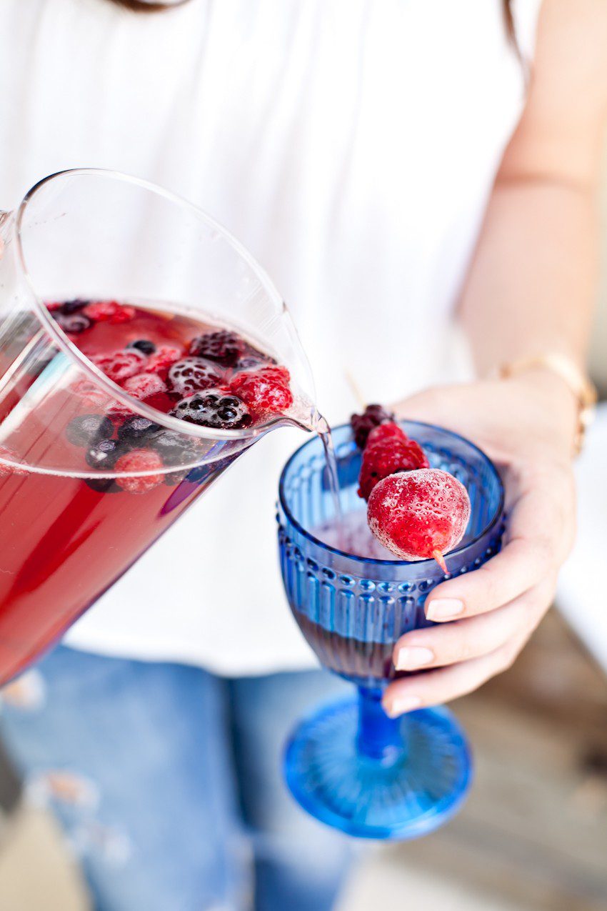 Summer sparkling drink recipe perfect for summer entertaining