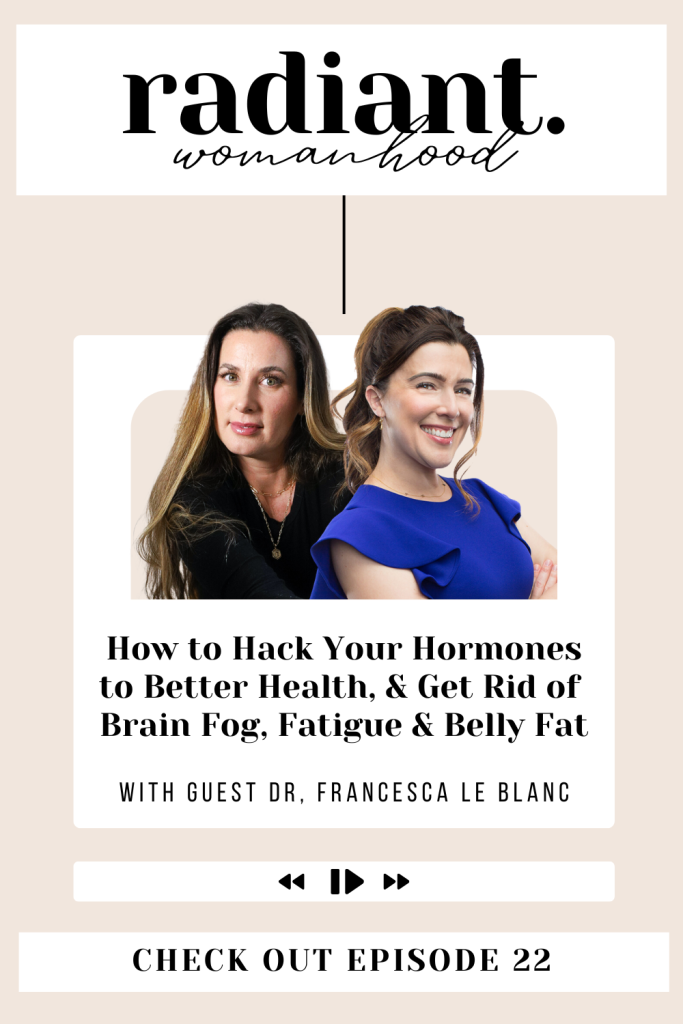 Dr. Francesca Le Blanc on How To Hack Your Hormones To Better Health, And Get Rid Of Brain Fog, Fatigue and Belly Fat!