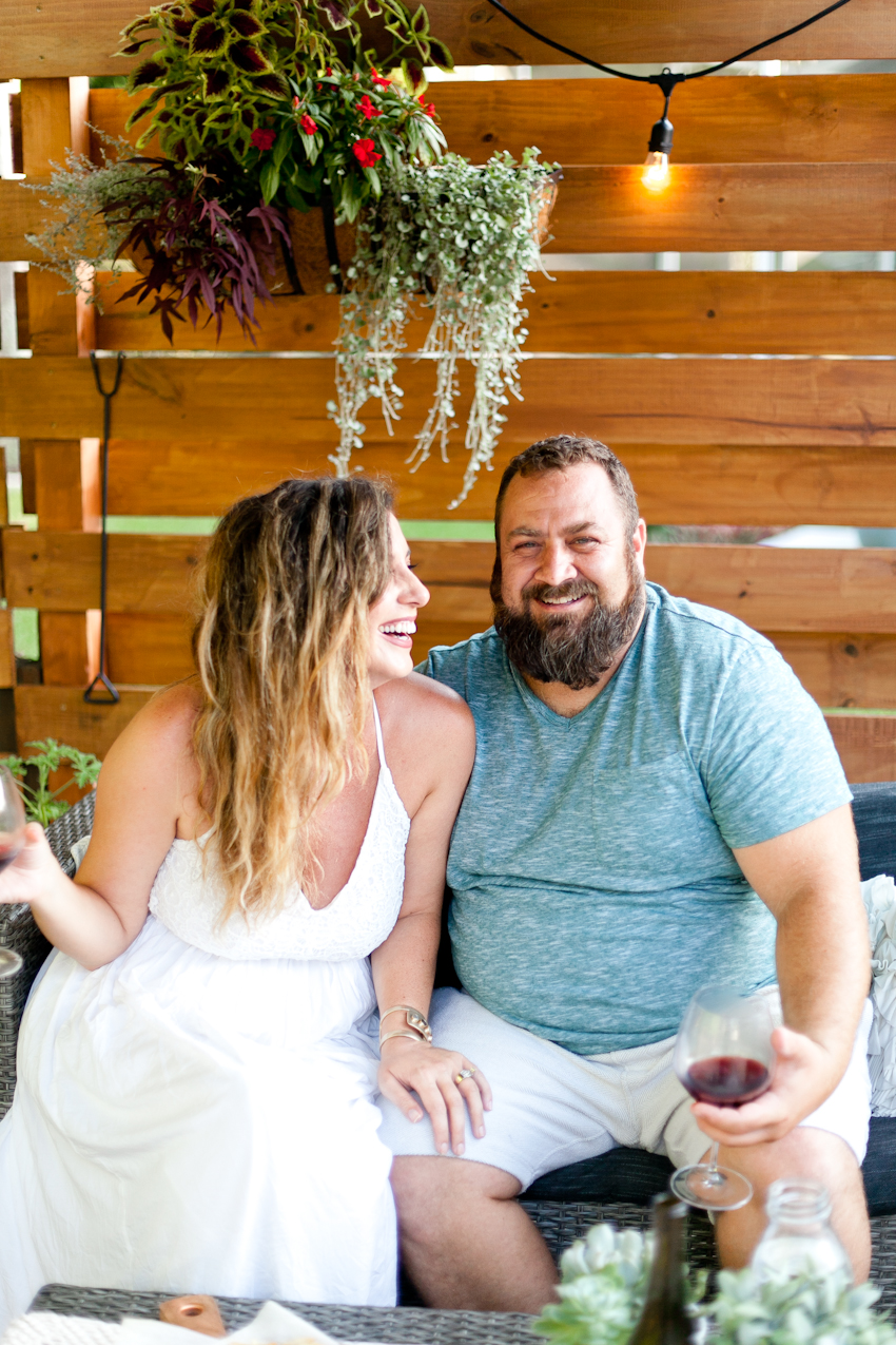 at home for Valentines Day