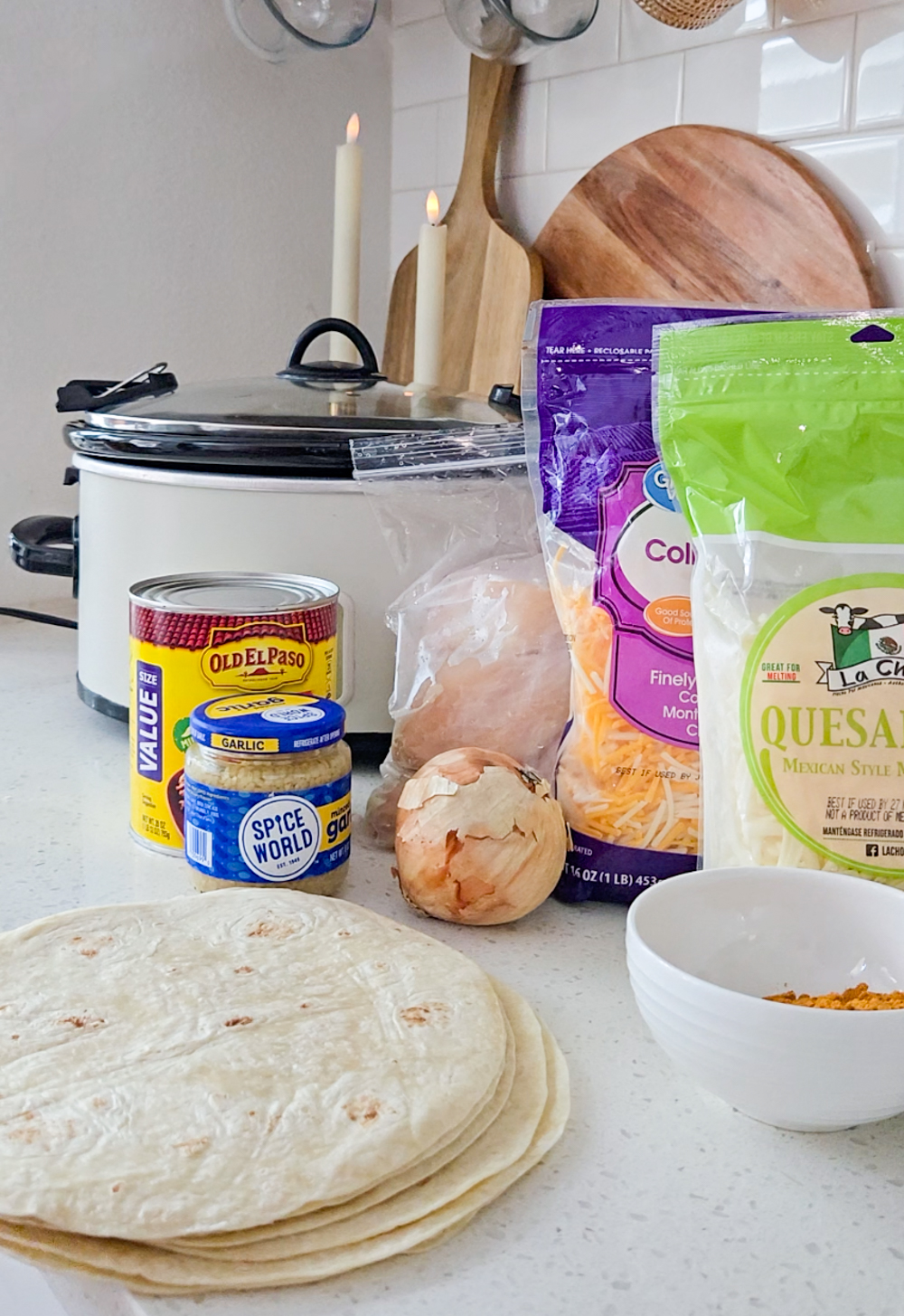 Crockpot Enchilada Casserole Ingredients