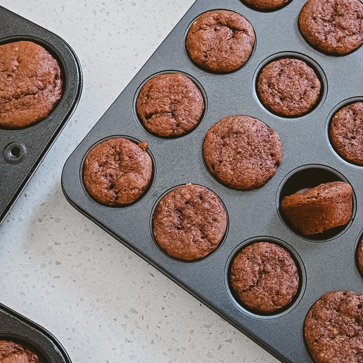 Easy Chocolate High Protein Muffins