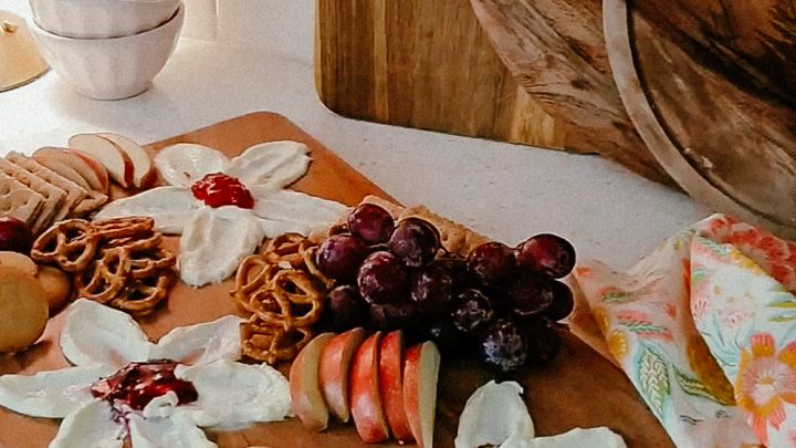 Cream Cheese Sweet Spring Charcuterie Board